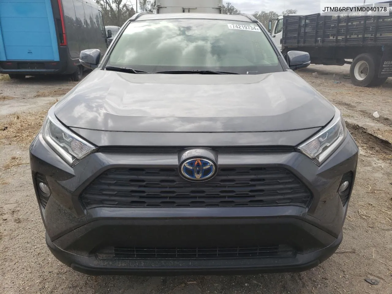 2021 Toyota Rav4 Xle Premium VIN: JTMB6RFV1MD040178 Lot: 74219734