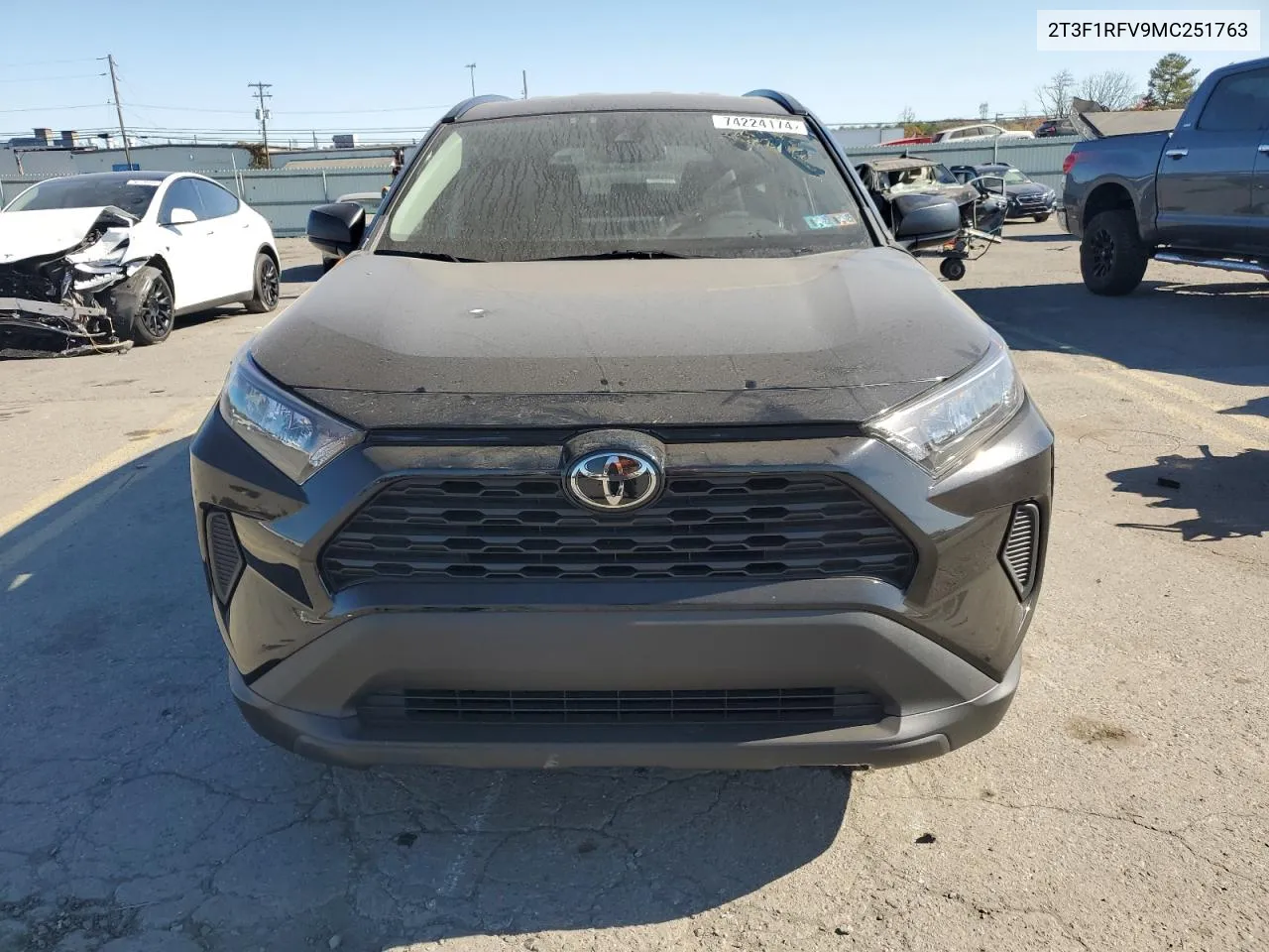 2021 Toyota Rav4 Le VIN: 2T3F1RFV9MC251763 Lot: 74224174