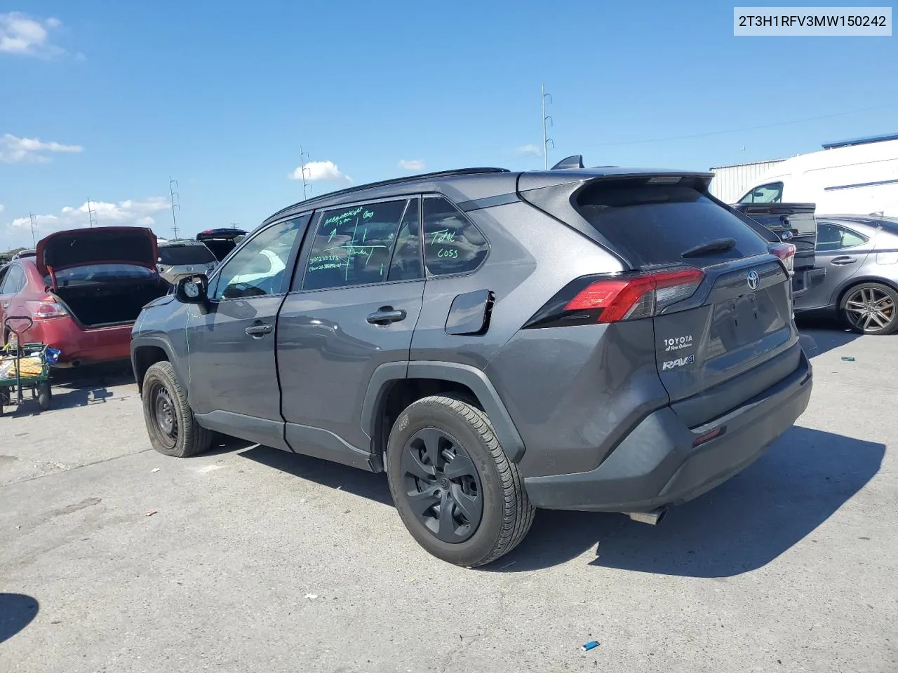 2021 Toyota Rav4 Le VIN: 2T3H1RFV3MW150242 Lot: 74286314