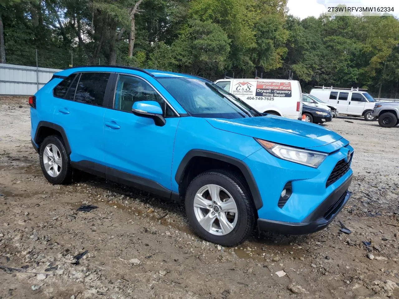 2021 Toyota Rav4 Xle VIN: 2T3W1RFV3MW162334 Lot: 74287314