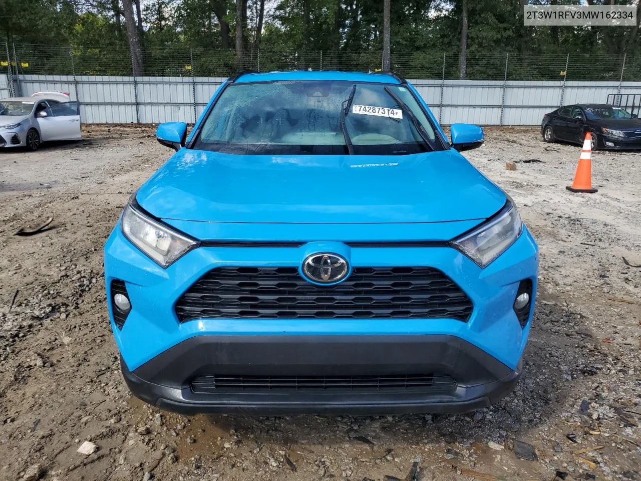 2021 Toyota Rav4 Xle VIN: 2T3W1RFV3MW162334 Lot: 74287314