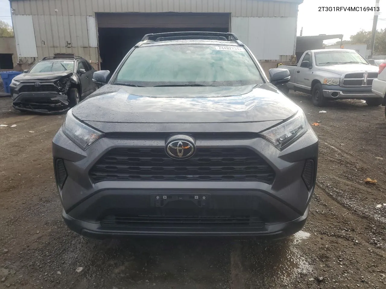 2021 Toyota Rav4 Le VIN: 2T3G1RFV4MC169413 Lot: 74492734