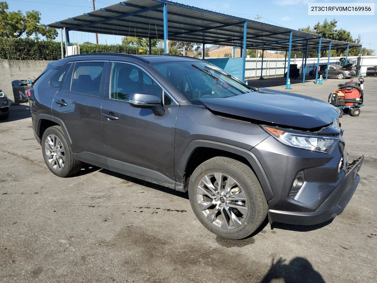 2021 Toyota Rav4 Xle Premium VIN: 2T3C1RFV0MC169956 Lot: 74634584