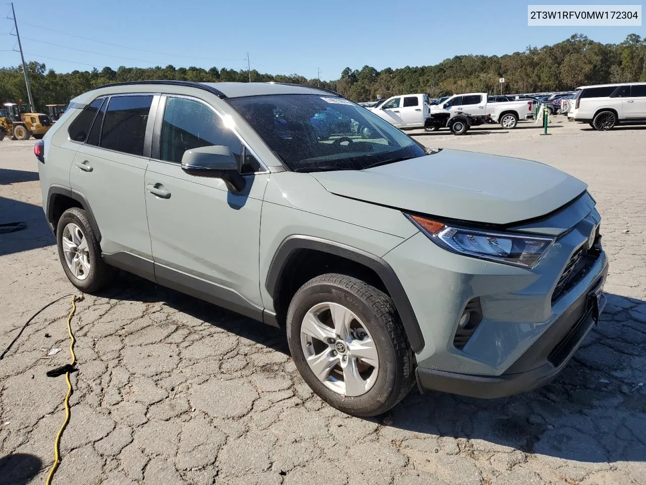 2021 Toyota Rav4 Xle VIN: 2T3W1RFV0MW172304 Lot: 74815914