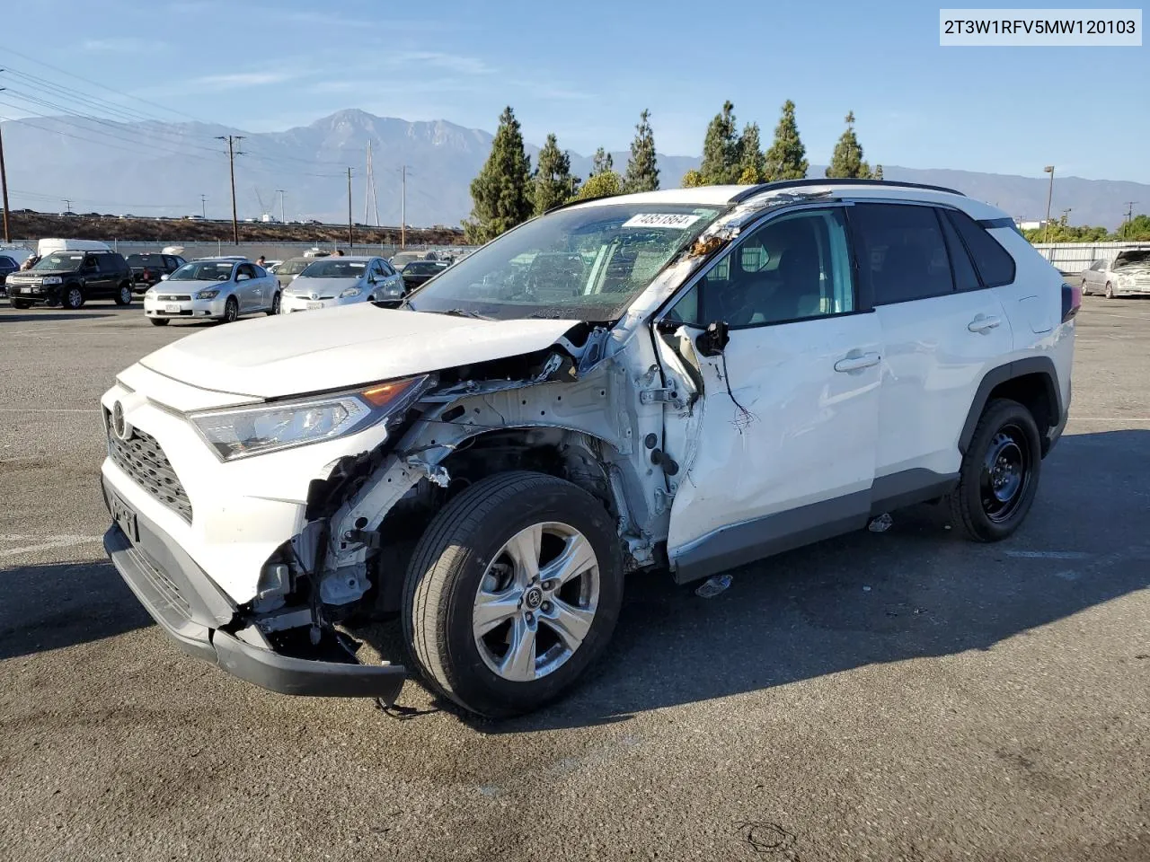 2021 Toyota Rav4 Xle VIN: 2T3W1RFV5MW120103 Lot: 74851864