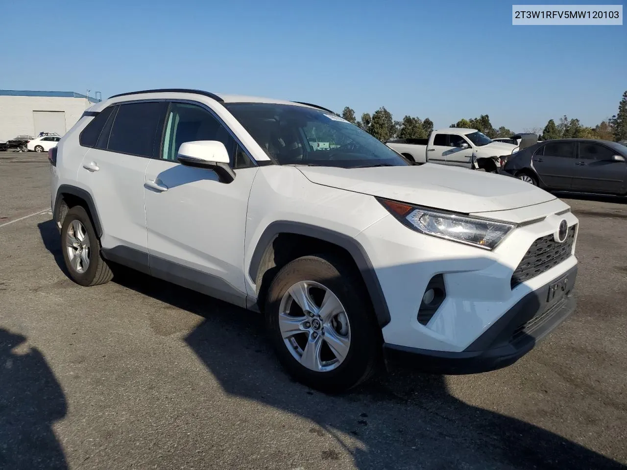 2021 Toyota Rav4 Xle VIN: 2T3W1RFV5MW120103 Lot: 74851864