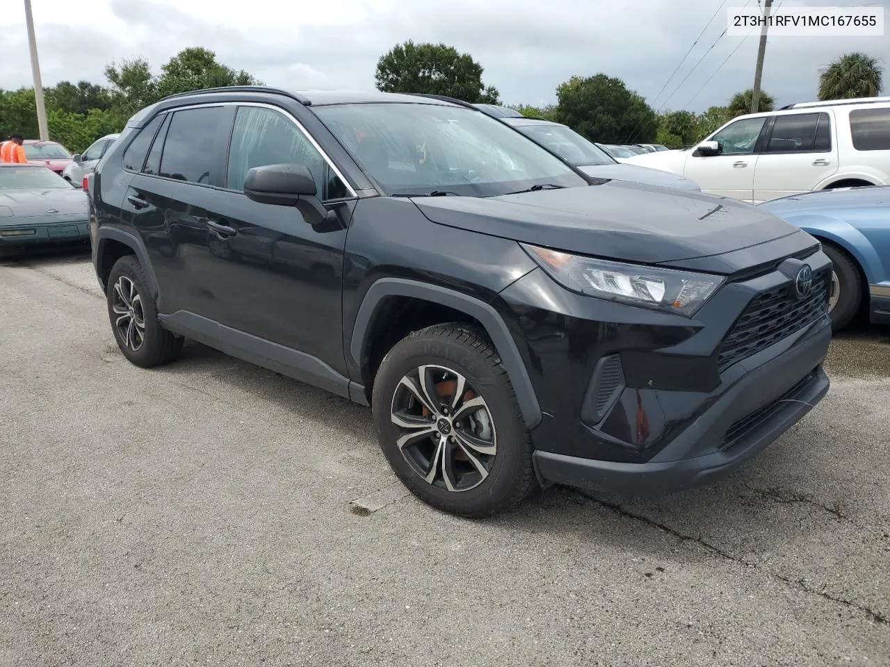 2021 Toyota Rav4 Le VIN: 2T3H1RFV1MC167655 Lot: 74915604