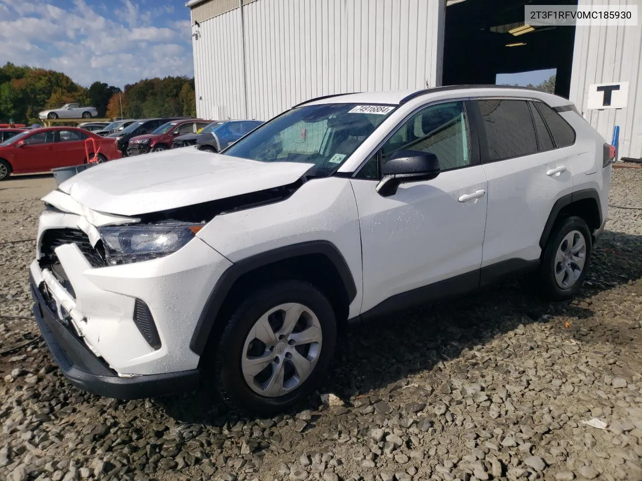 2021 Toyota Rav4 Le VIN: 2T3F1RFV0MC185930 Lot: 74916884