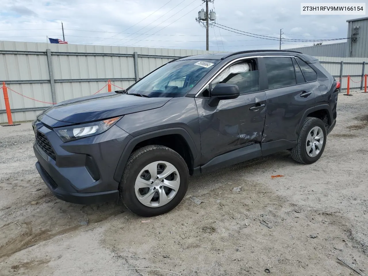 2021 Toyota Rav4 Le VIN: 2T3H1RFV9MW166154 Lot: 75086664