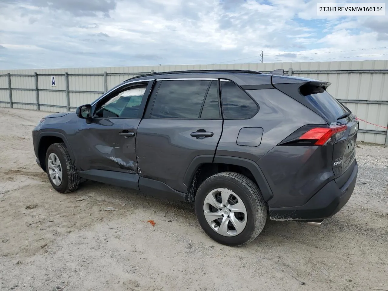 2021 Toyota Rav4 Le VIN: 2T3H1RFV9MW166154 Lot: 75086664