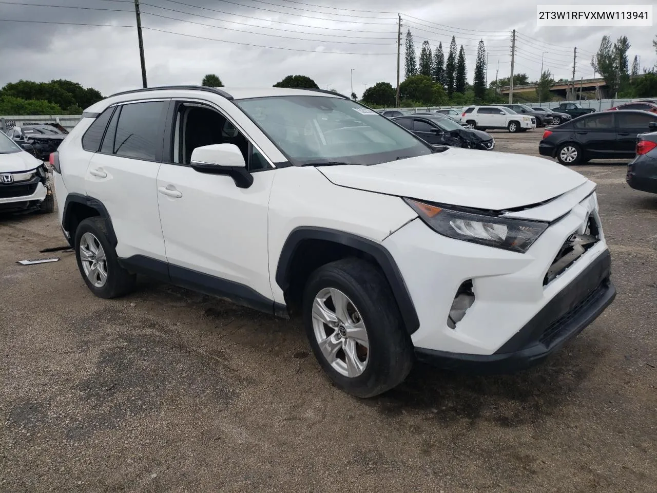 2021 Toyota Rav4 Xle VIN: 2T3W1RFVXMW113941 Lot: 75202334