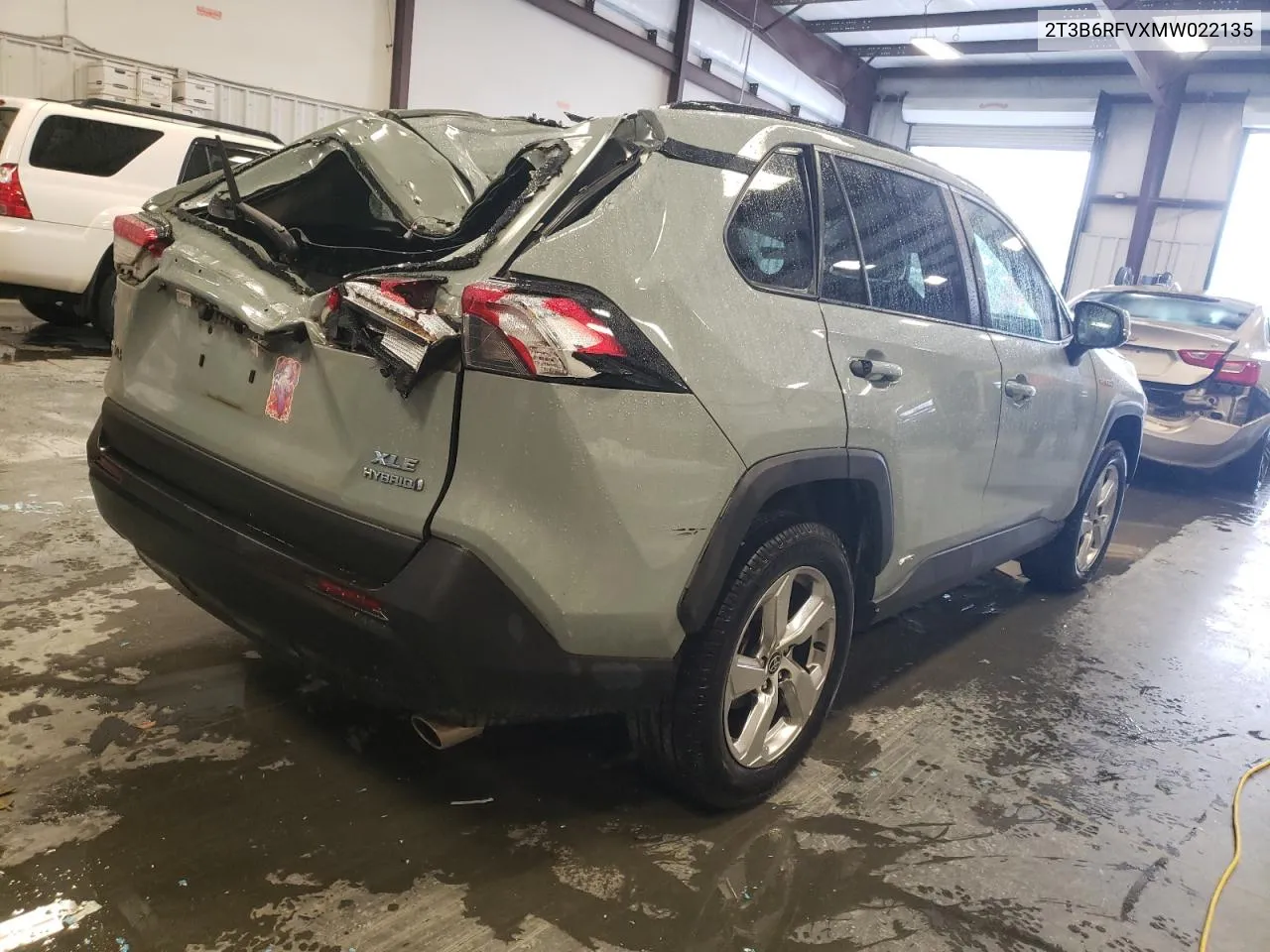 2021 Toyota Rav4 Xle Premium VIN: 2T3B6RFVXMW022135 Lot: 75208474