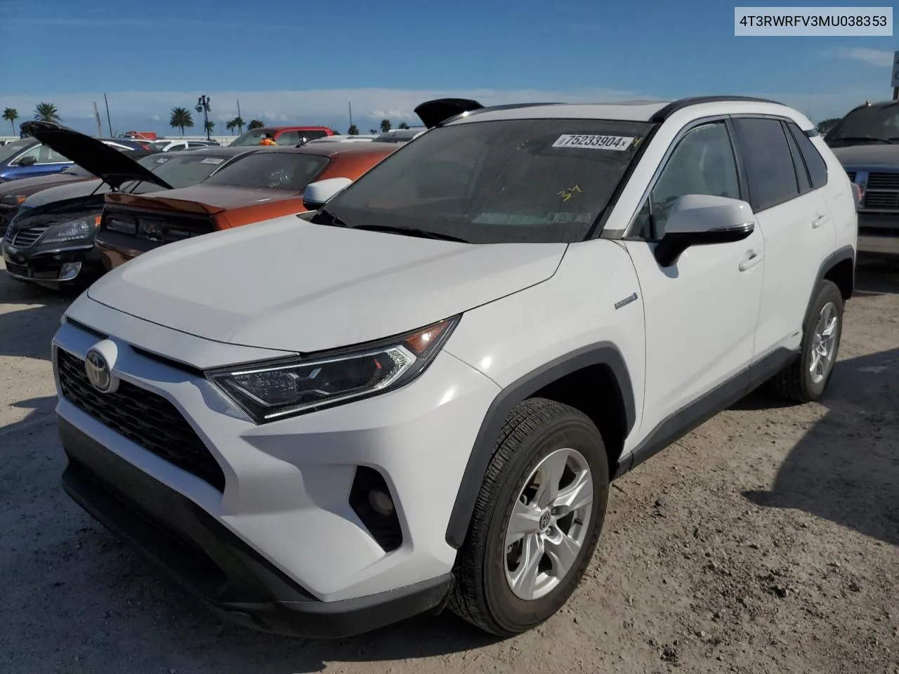 2021 Toyota Rav4 Xle VIN: 4T3RWRFV3MU038353 Lot: 75233904