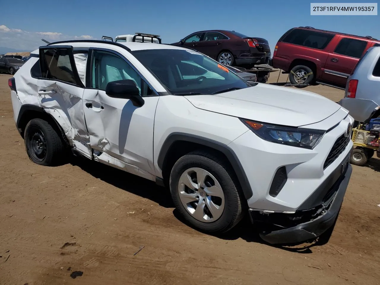 2021 Toyota Rav4 Le VIN: 2T3F1RFV4MW195357 Lot: 75236344