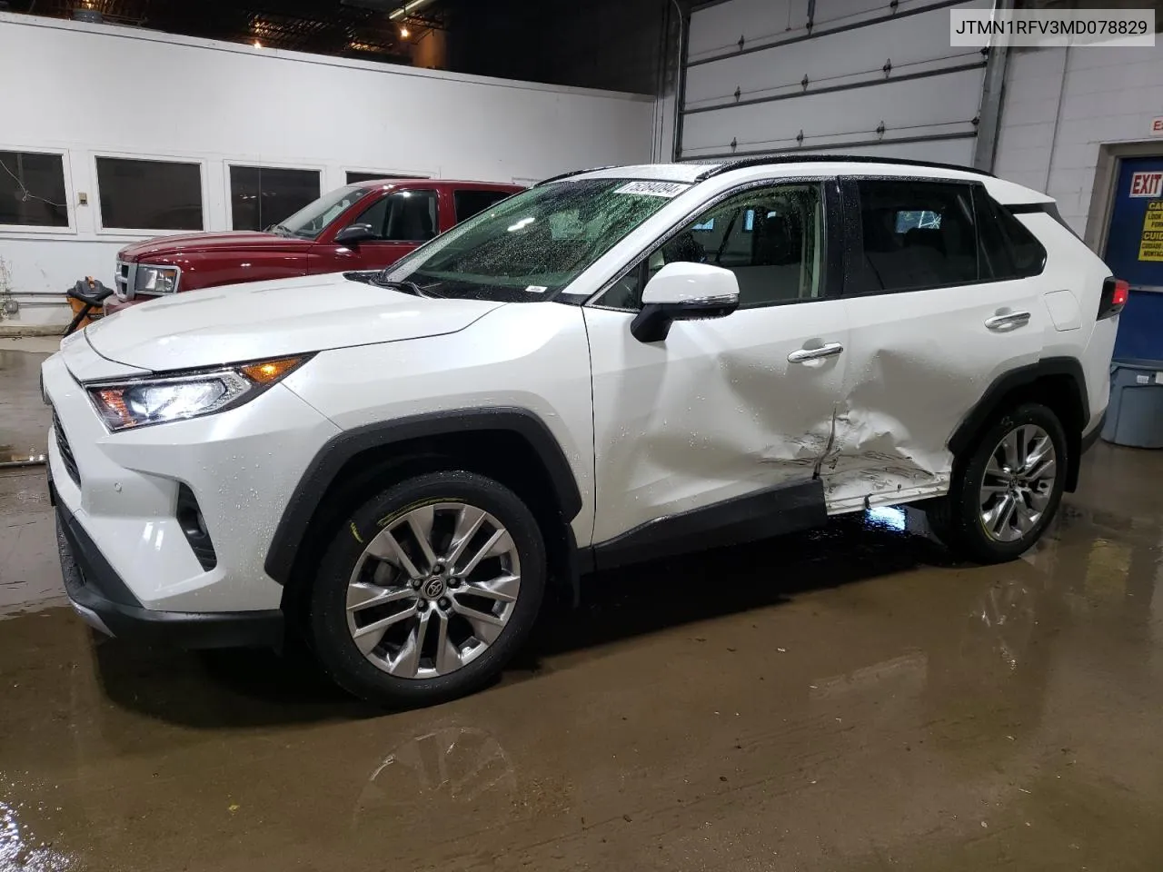 2021 Toyota Rav4 Limited VIN: JTMN1RFV3MD078829 Lot: 75284094