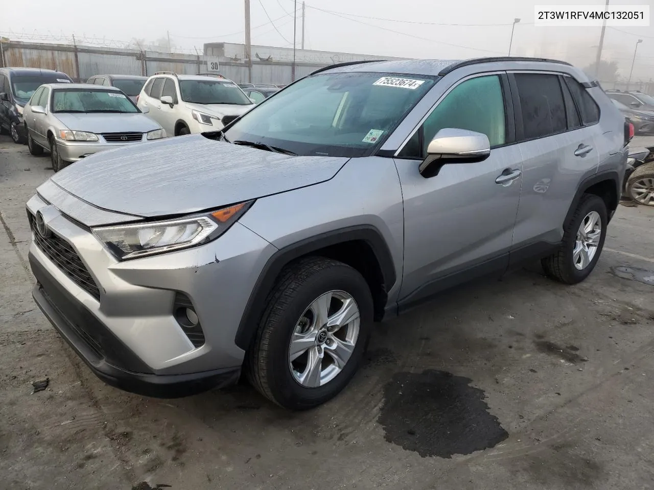 2021 Toyota Rav4 Xle VIN: 2T3W1RFV4MC132051 Lot: 75523674