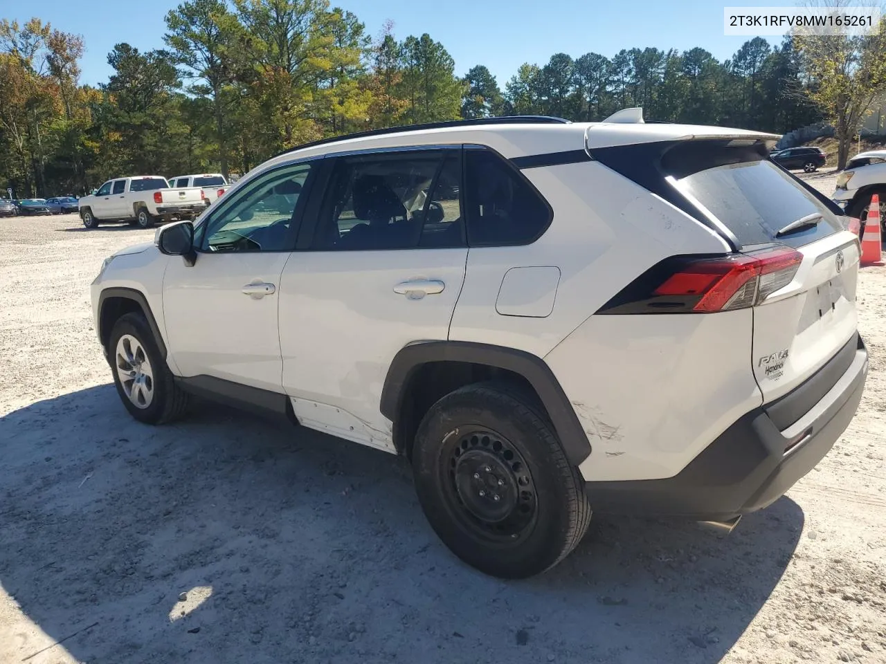 2021 Toyota Rav4 Le VIN: 2T3K1RFV8MW165261 Lot: 75662474