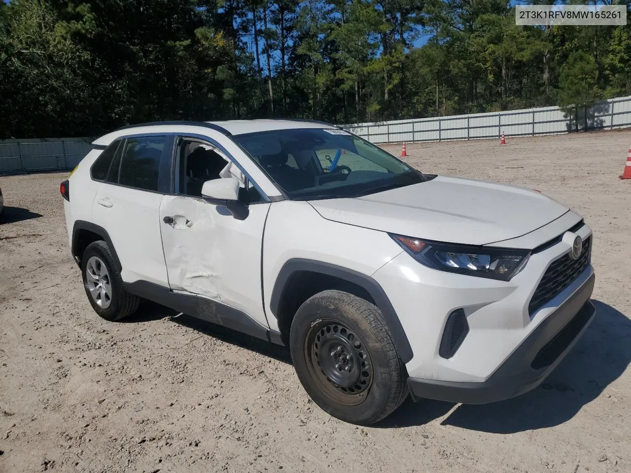 2021 Toyota Rav4 Le VIN: 2T3K1RFV8MW165261 Lot: 75662474