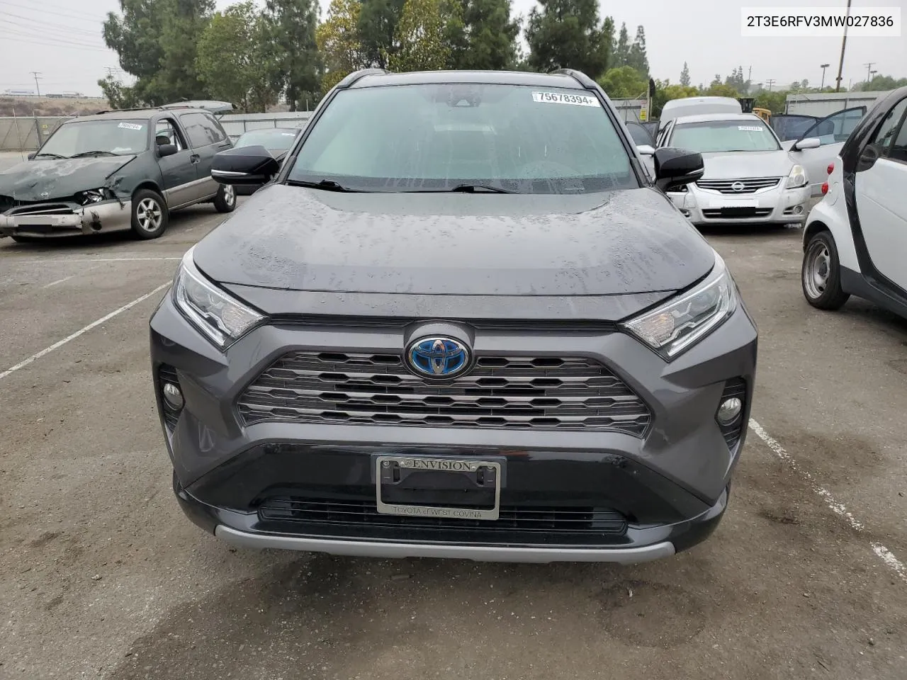 2021 Toyota Rav4 Xse VIN: 2T3E6RFV3MW027836 Lot: 75678394