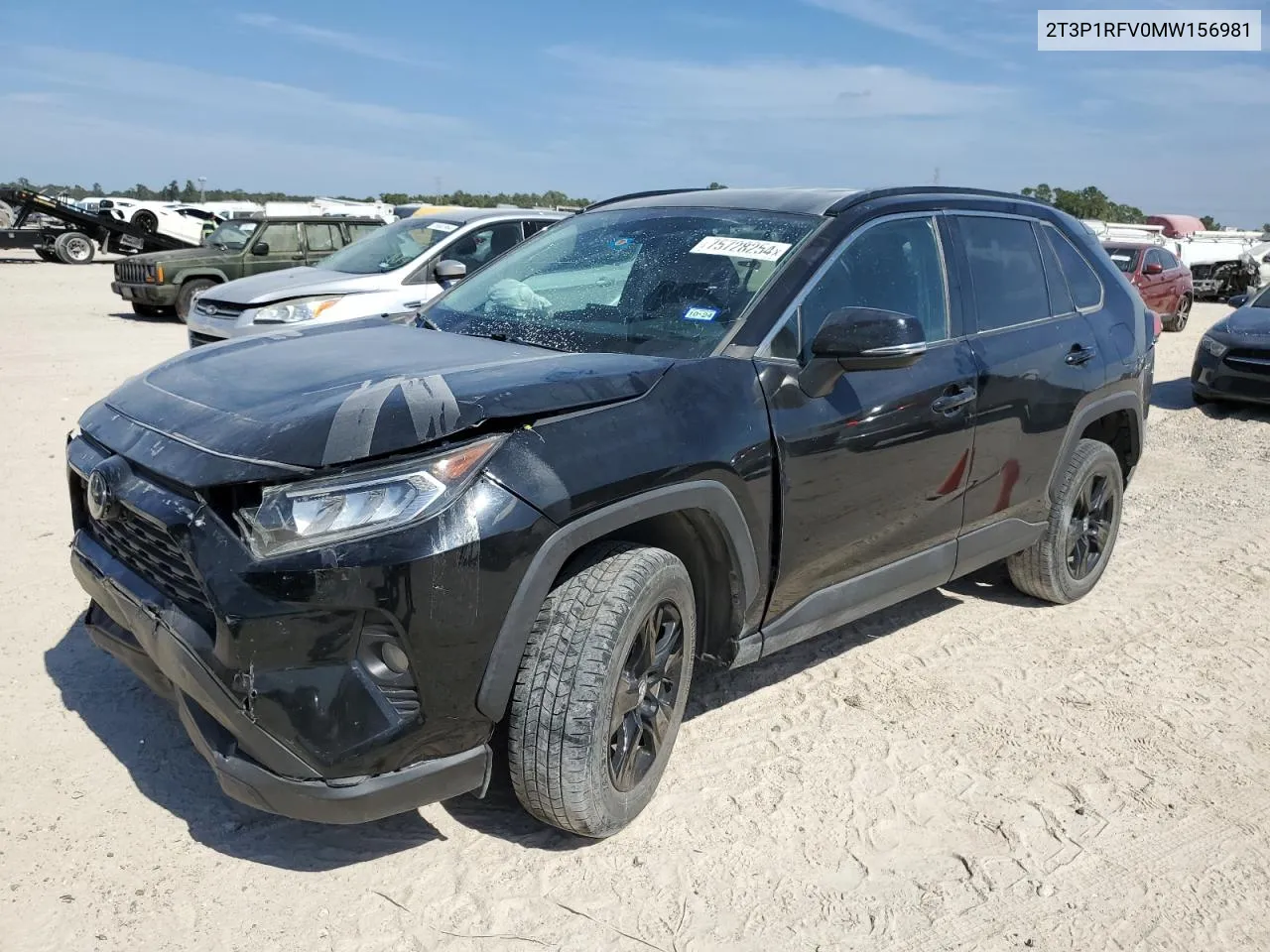 2021 Toyota Rav4 Xle VIN: 2T3P1RFV0MW156981 Lot: 75728254