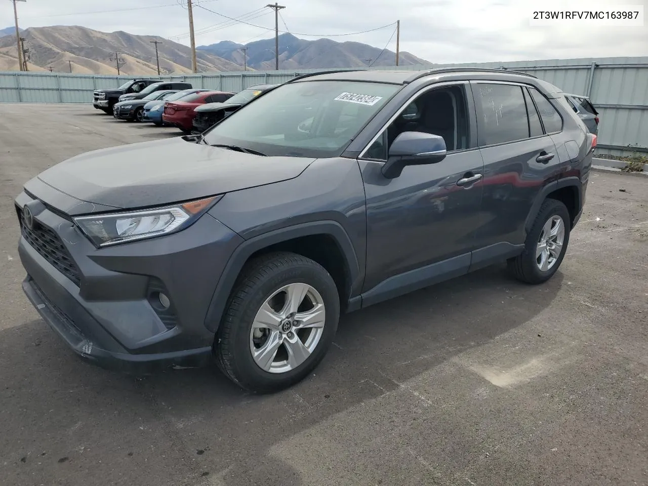 2021 Toyota Rav4 Xle VIN: 2T3W1RFV7MC163987 Lot: 75742384