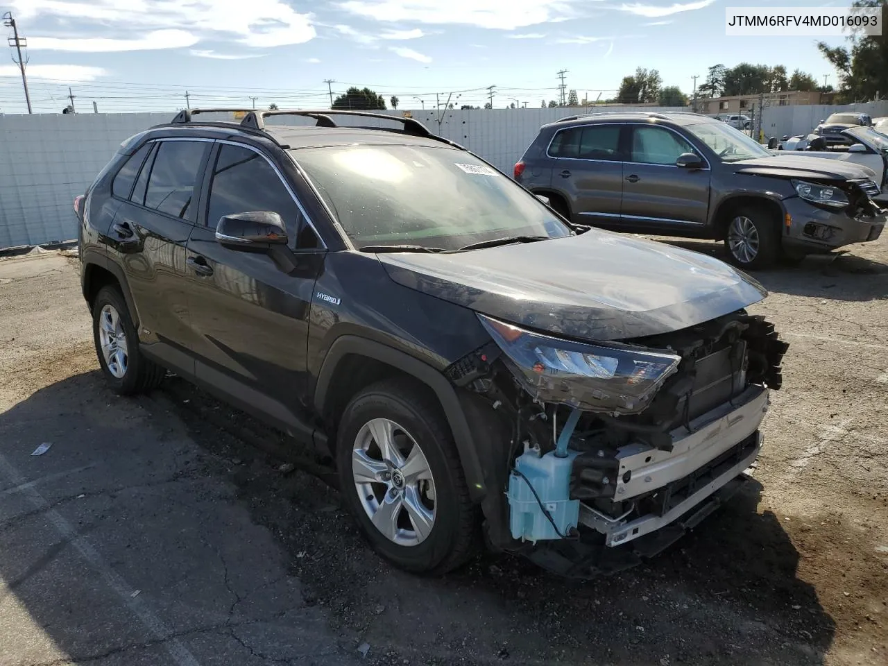 2021 Toyota Rav4 Le VIN: JTMM6RFV4MD016093 Lot: 75867174