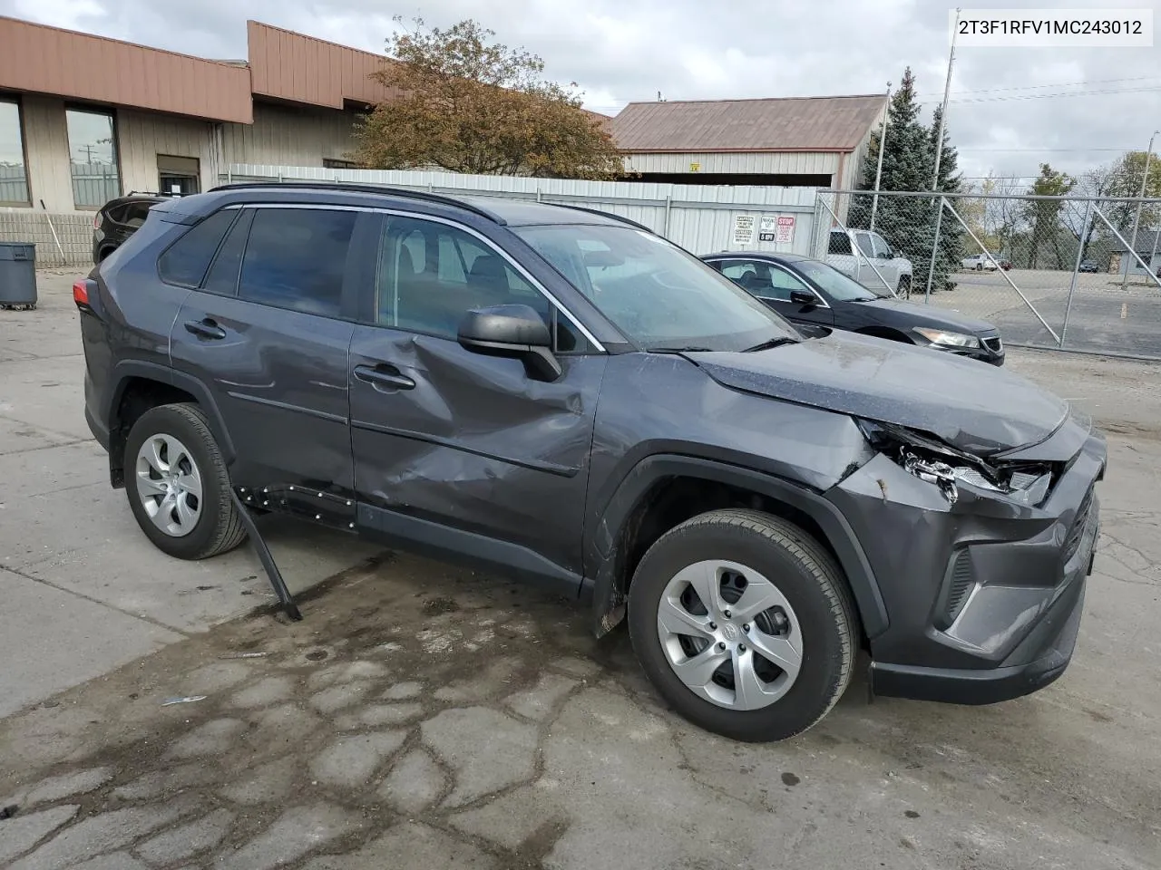 2021 Toyota Rav4 Le VIN: 2T3F1RFV1MC243012 Lot: 75876704