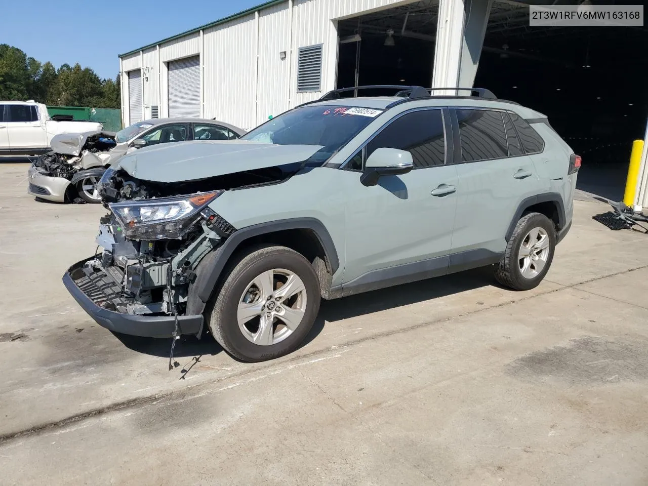 2021 Toyota Rav4 Xle VIN: 2T3W1RFV6MW163168 Lot: 75902514