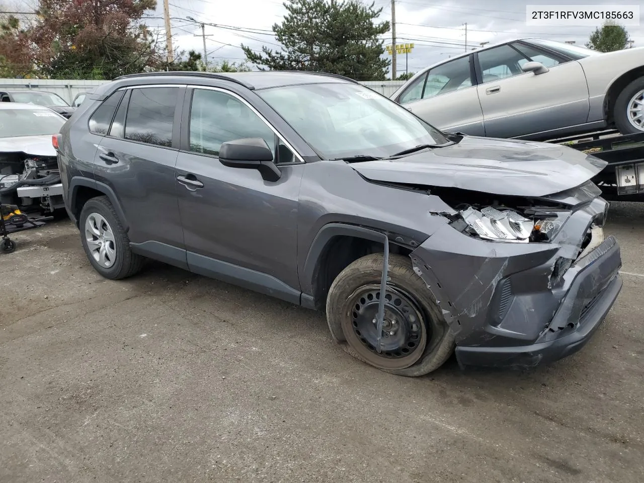 2021 Toyota Rav4 Le VIN: 2T3F1RFV3MC185663 Lot: 75909574