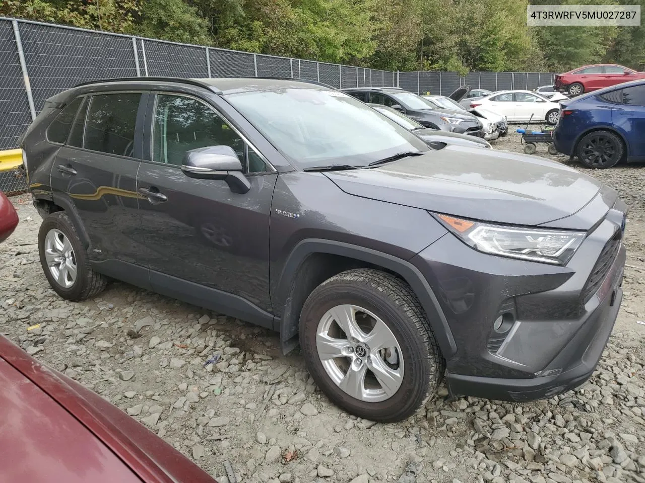 2021 Toyota Rav4 Xle VIN: 4T3RWRFV5MU027287 Lot: 75974934