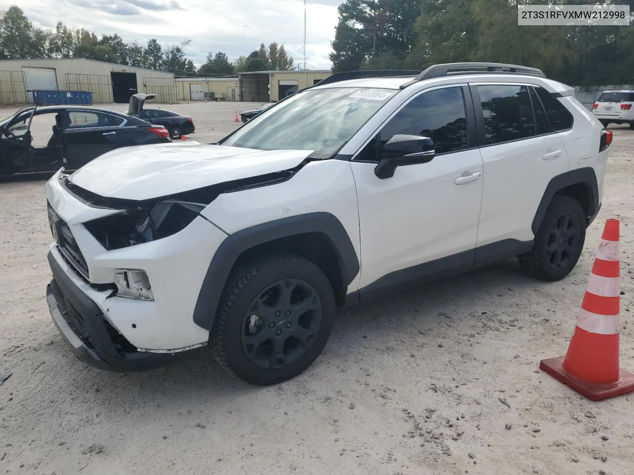 2021 Toyota Rav4 Trd Off Road VIN: 2T3S1RFVXMW212998 Lot: 76055994