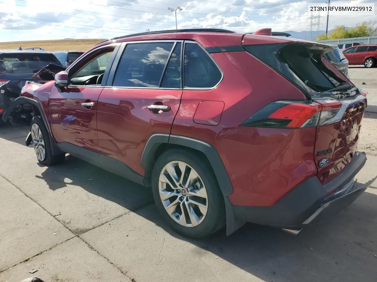 2T3N1RFV8MW229912 2021 Toyota Rav4 Limited