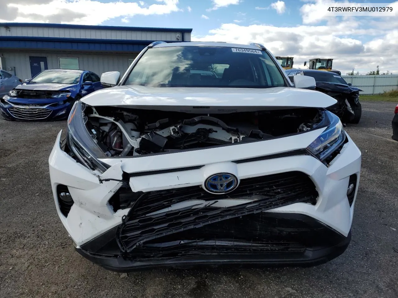 2021 Toyota Rav4 Xle VIN: 4T3RWRFV3MU012979 Lot: 76349564