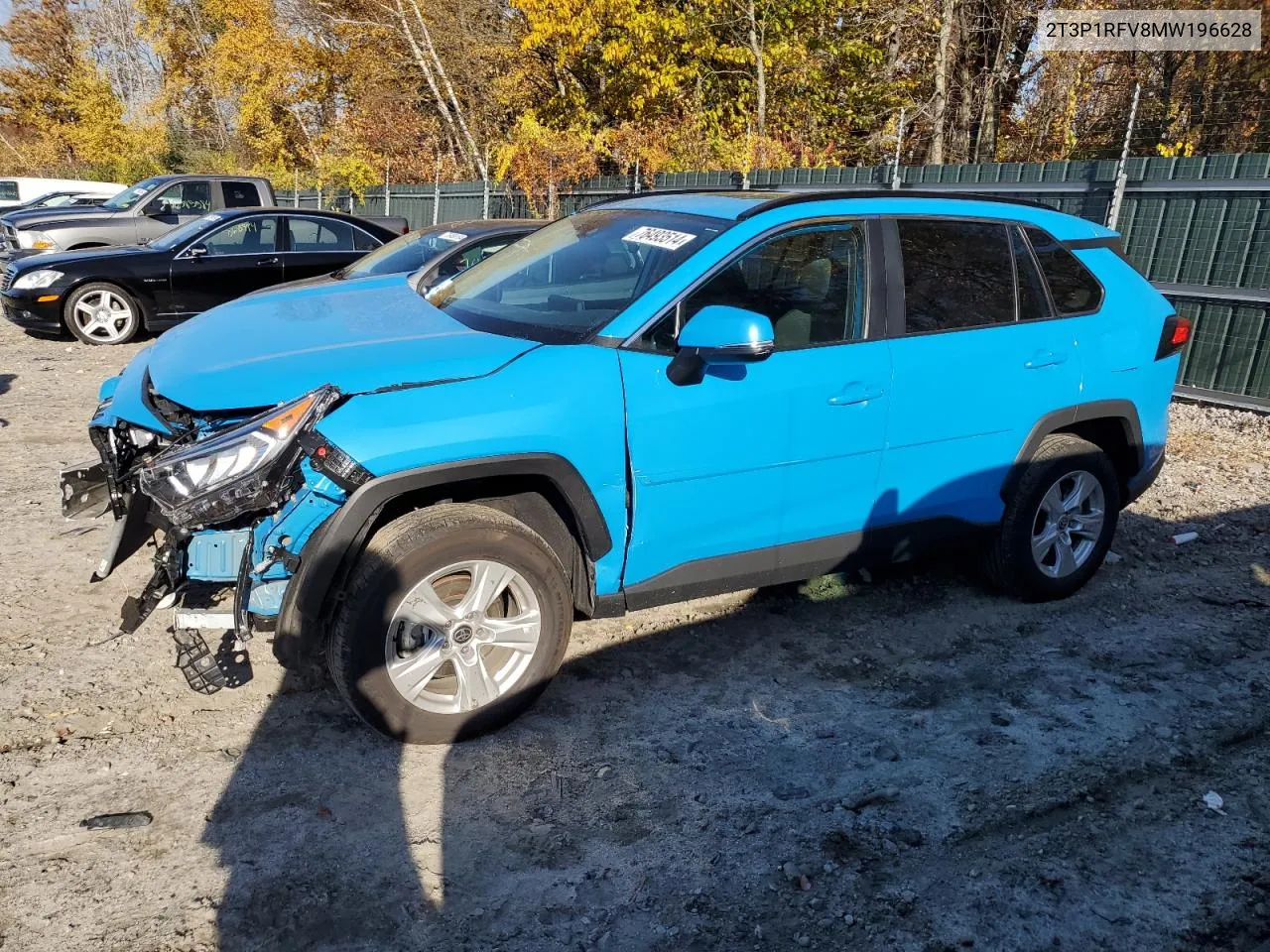 2021 Toyota Rav4 Xle VIN: 2T3P1RFV8MW196628 Lot: 76493514