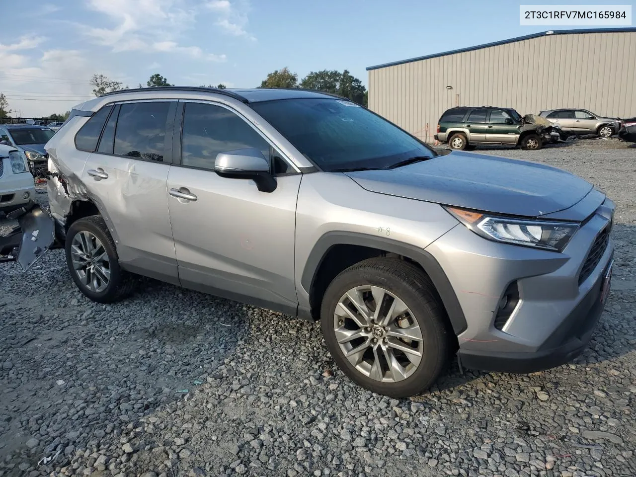 2021 Toyota Rav4 Xle Premium VIN: 2T3C1RFV7MC165984 Lot: 76508374