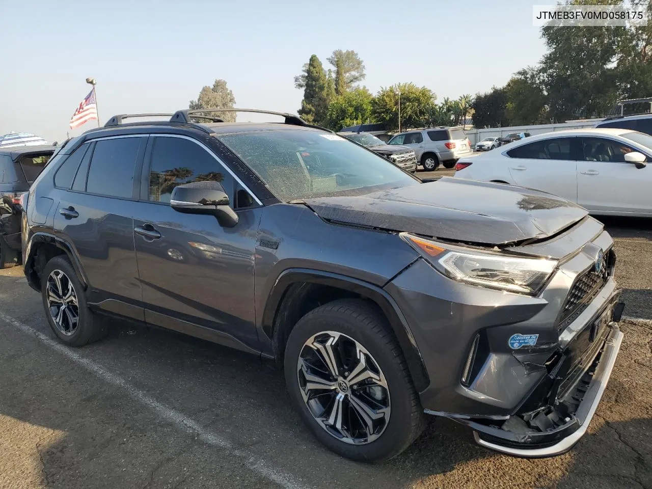 2021 Toyota Rav4 Prime Xse VIN: JTMEB3FV0MD058175 Lot: 76516704