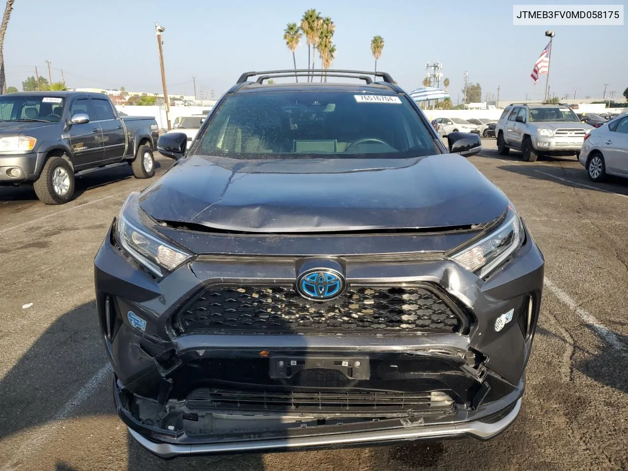 2021 Toyota Rav4 Prime Xse VIN: JTMEB3FV0MD058175 Lot: 76516704