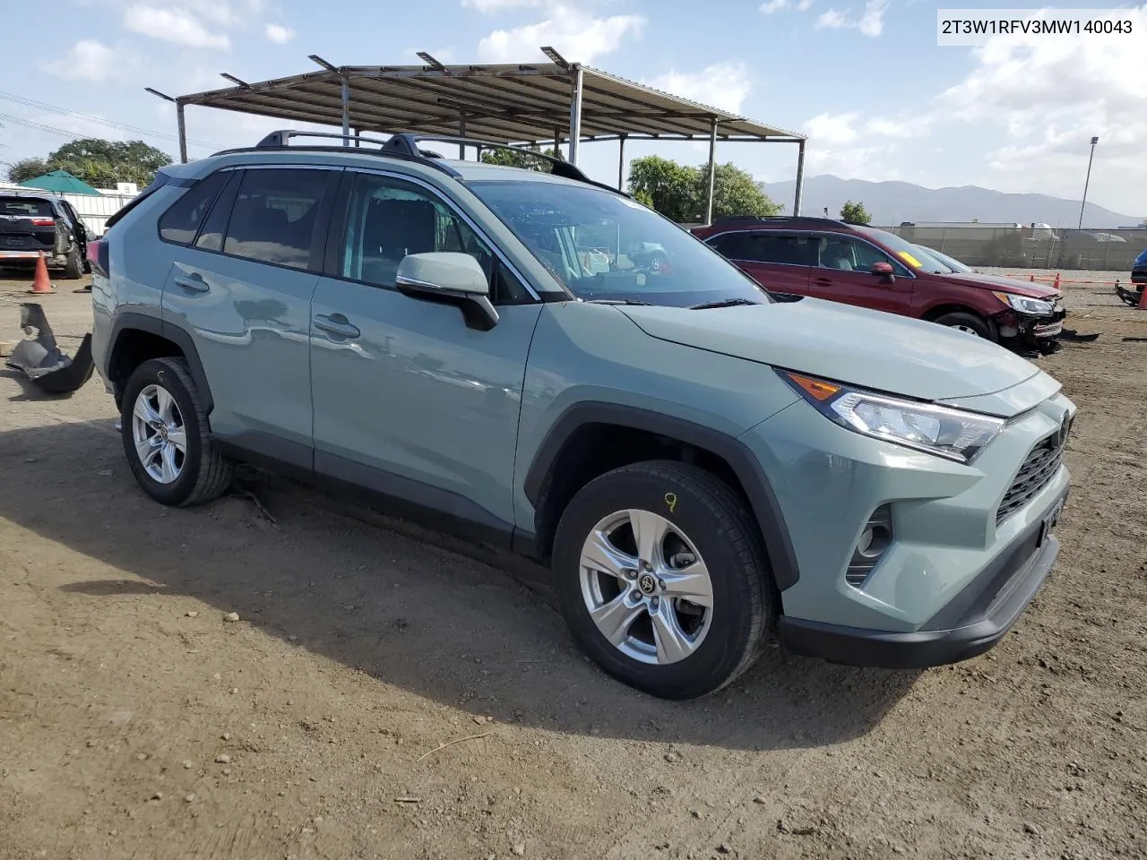 2021 Toyota Rav4 Xle VIN: 2T3W1RFV3MW140043 Lot: 76520084