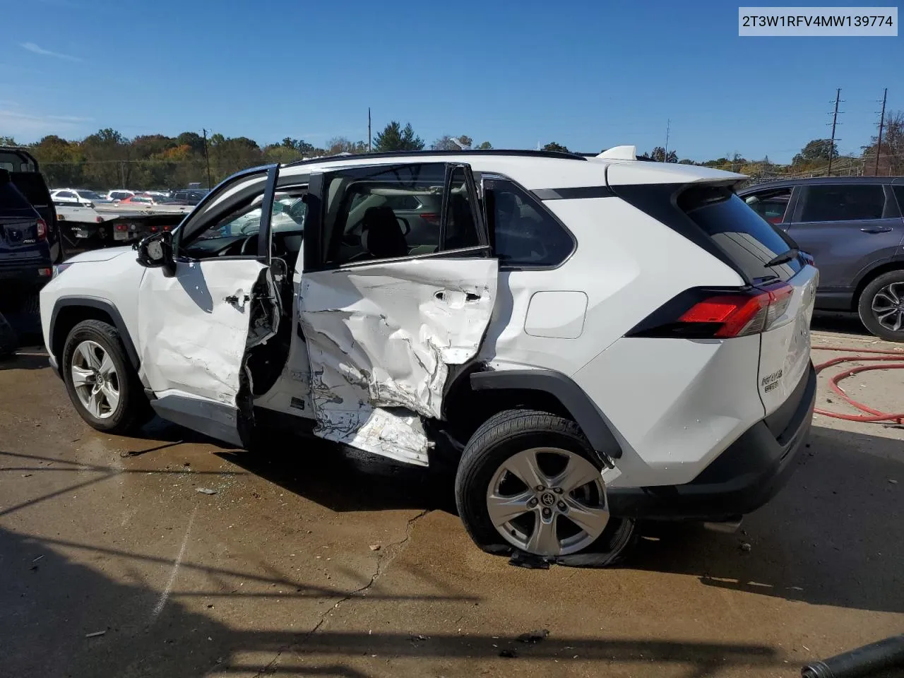 2021 Toyota Rav4 Xle VIN: 2T3W1RFV4MW139774 Lot: 76602474