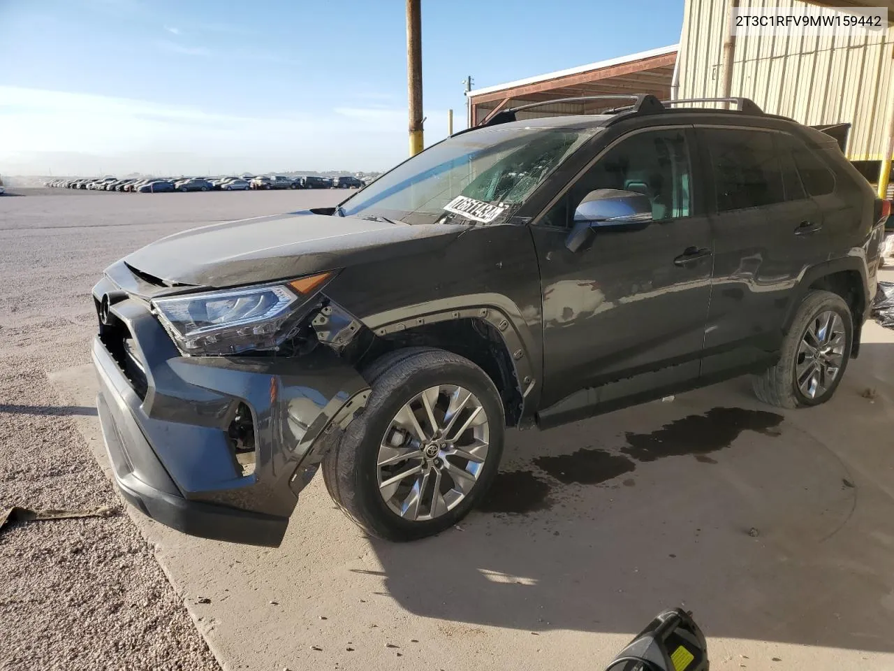 2021 Toyota Rav4 Xle Premium VIN: 2T3C1RFV9MW159442 Lot: 76611434