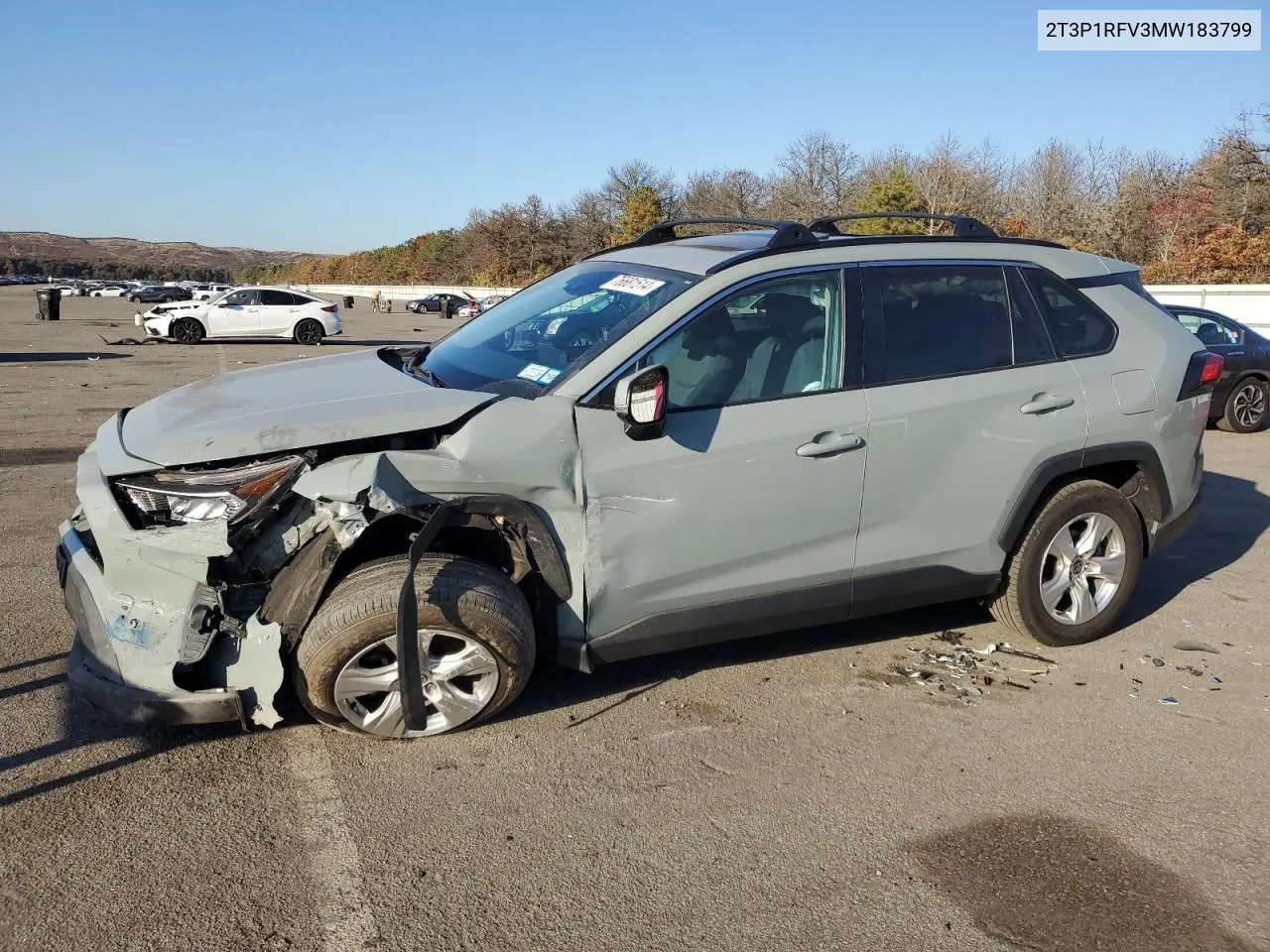 2021 Toyota Rav4 Xle VIN: 2T3P1RFV3MW183799 Lot: 76681514