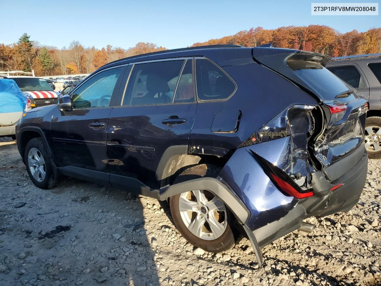 2021 Toyota Rav4 Xle VIN: 2T3P1RFV8MW208048 Lot: 76778044