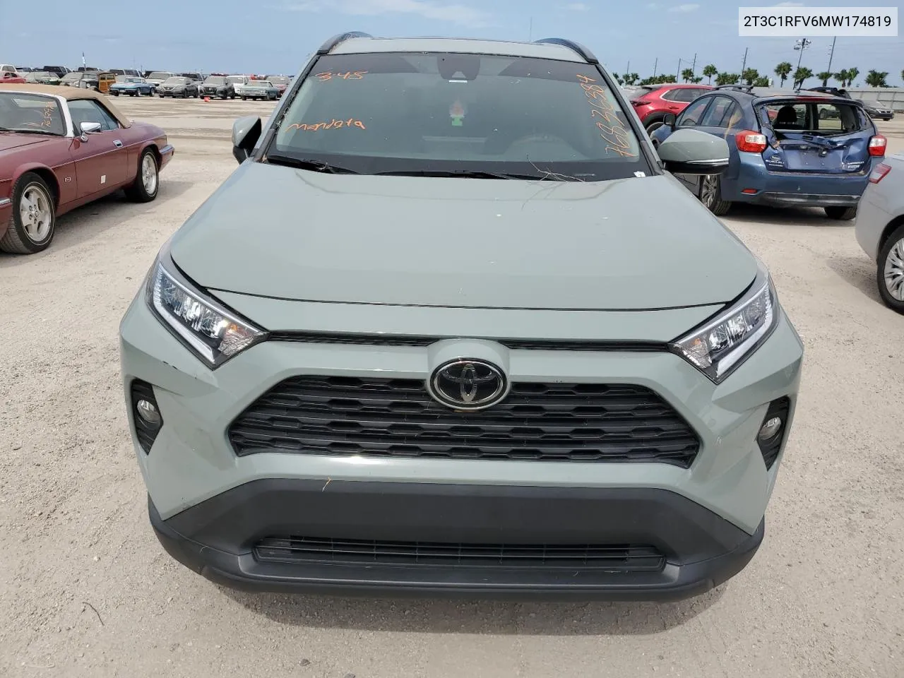 2021 Toyota Rav4 Xle Premium VIN: 2T3C1RFV6MW174819 Lot: 76836384