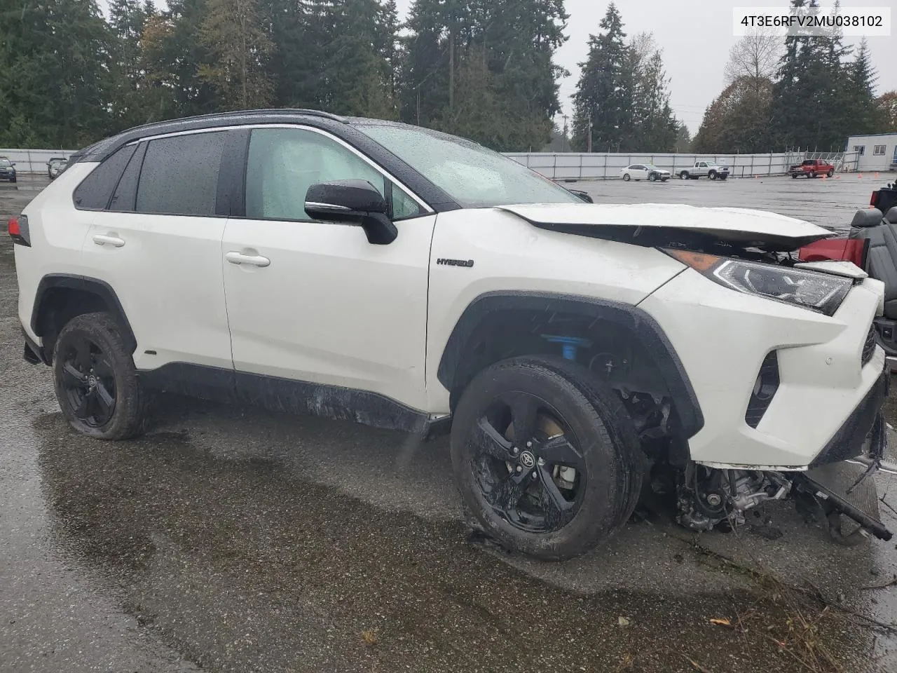 2021 Toyota Rav4 Xse VIN: 4T3E6RFV2MU038102 Lot: 76838034