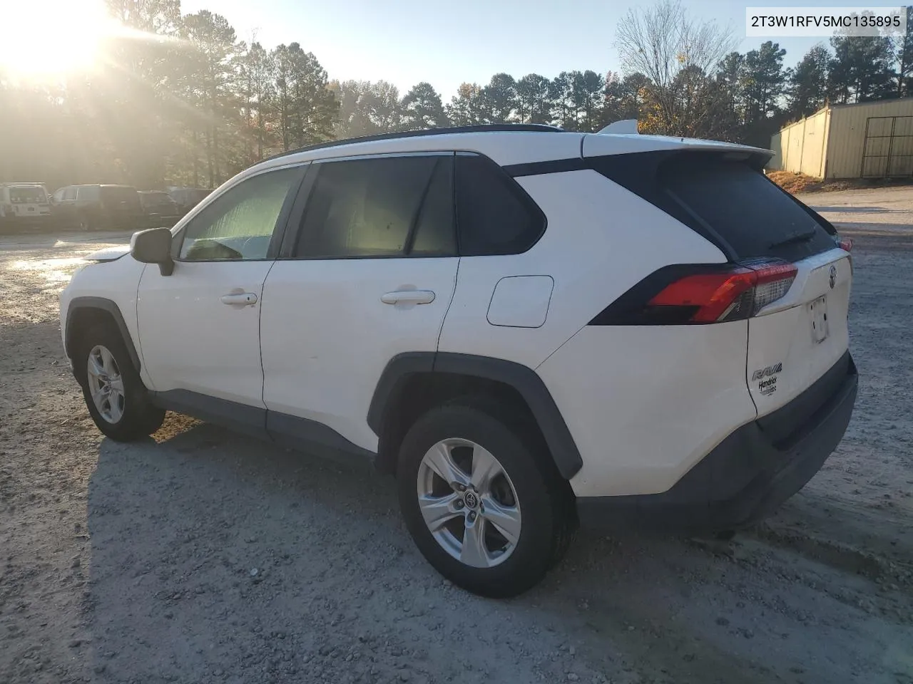 2021 Toyota Rav4 Xle VIN: 2T3W1RFV5MC135895 Lot: 76994134