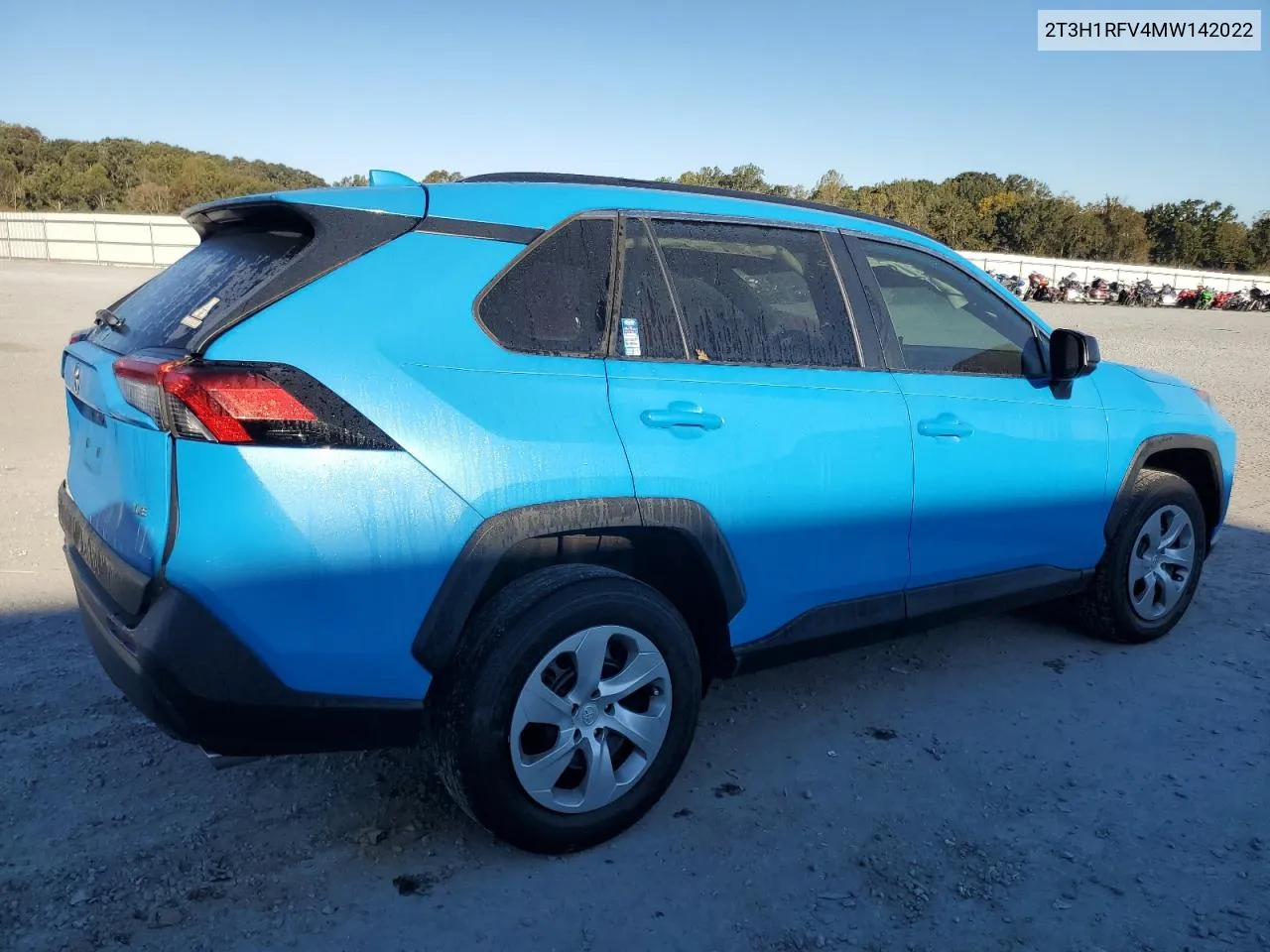 2021 Toyota Rav4 Le VIN: 2T3H1RFV4MW142022 Lot: 77079774