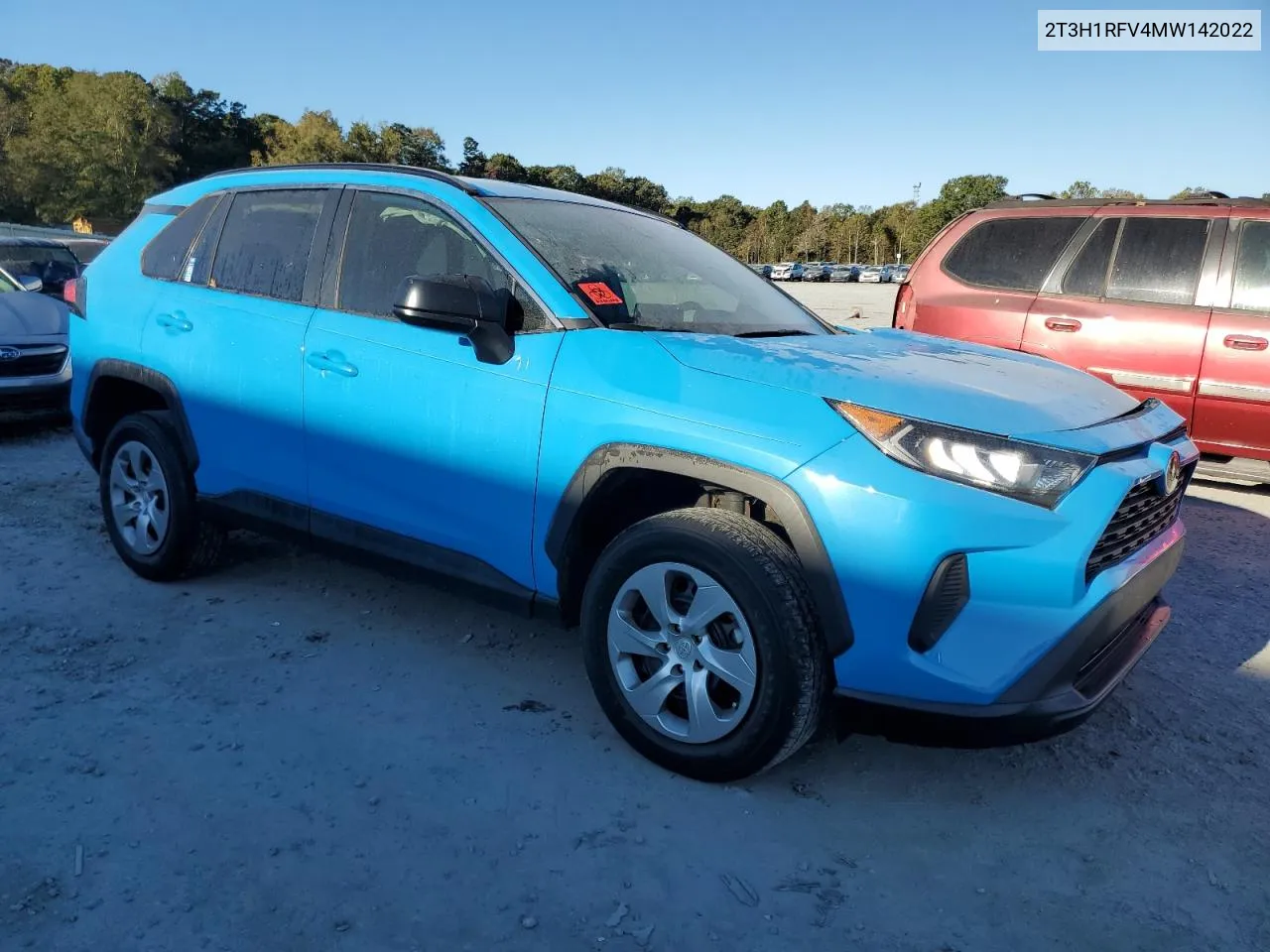 2021 Toyota Rav4 Le VIN: 2T3H1RFV4MW142022 Lot: 77079774