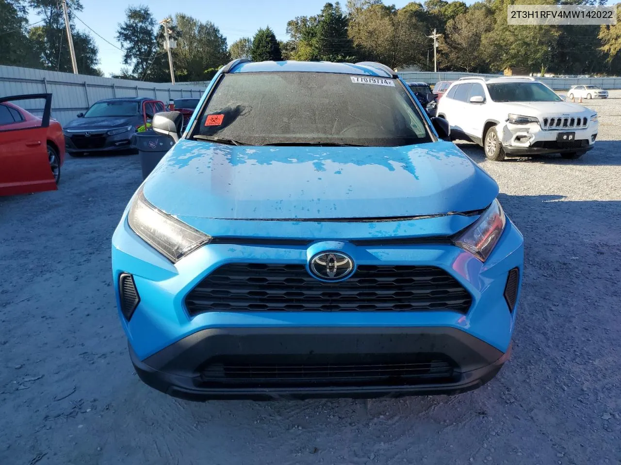 2021 Toyota Rav4 Le VIN: 2T3H1RFV4MW142022 Lot: 77079774