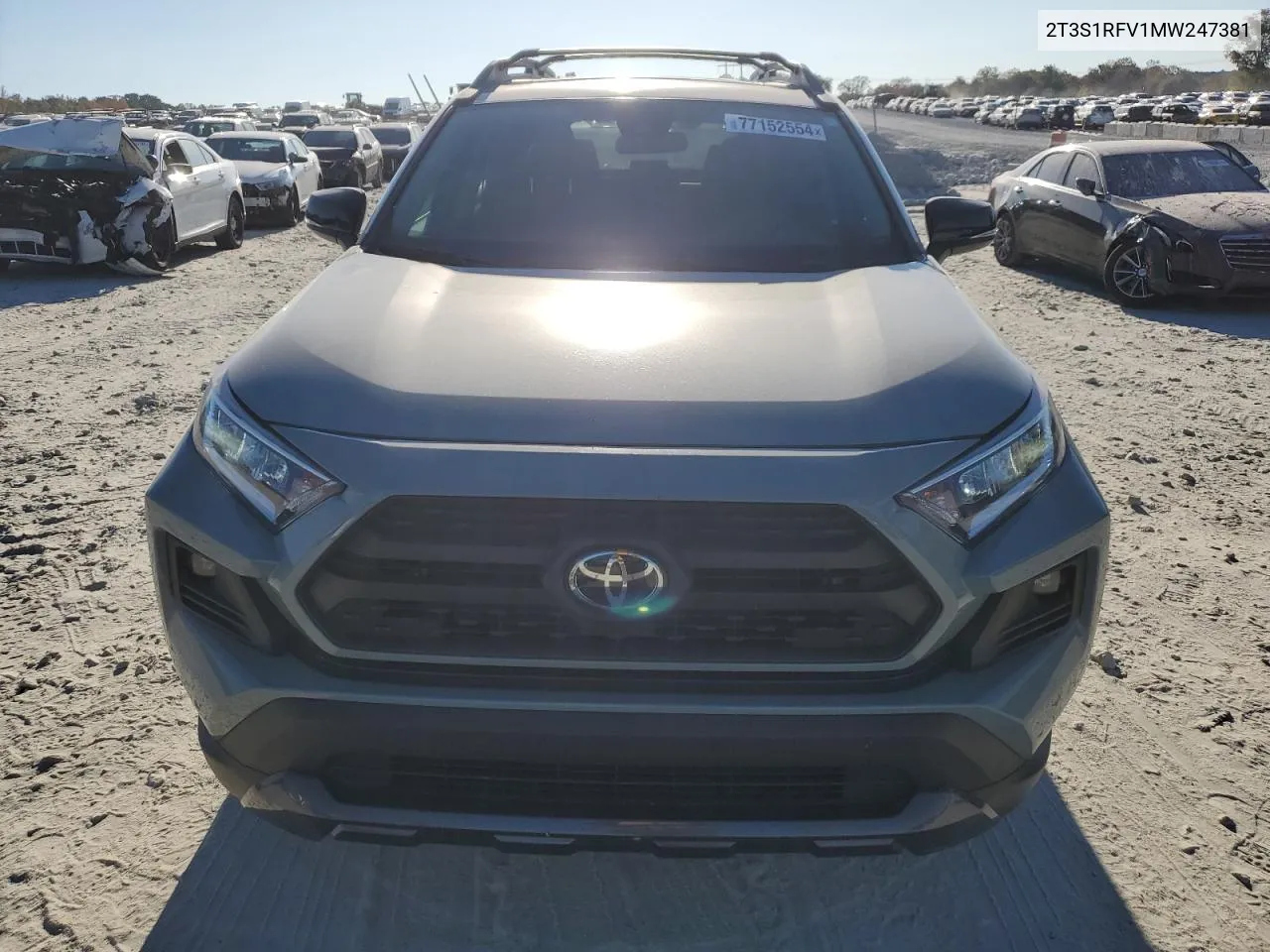 2021 Toyota Rav4 Trd Off Road VIN: 2T3S1RFV1MW247381 Lot: 77152554