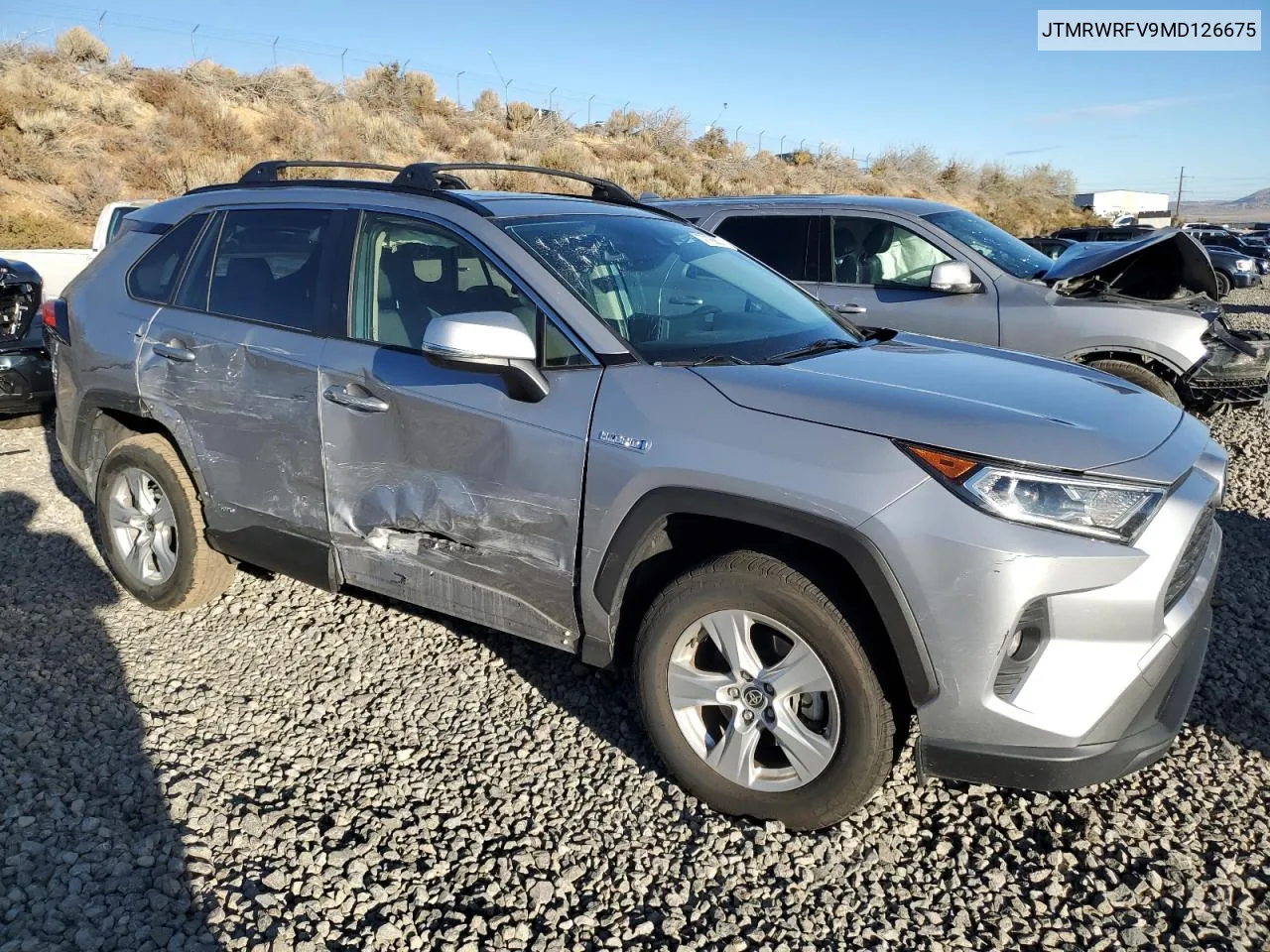 2021 Toyota Rav4 Xle VIN: JTMRWRFV9MD126675 Lot: 77169054